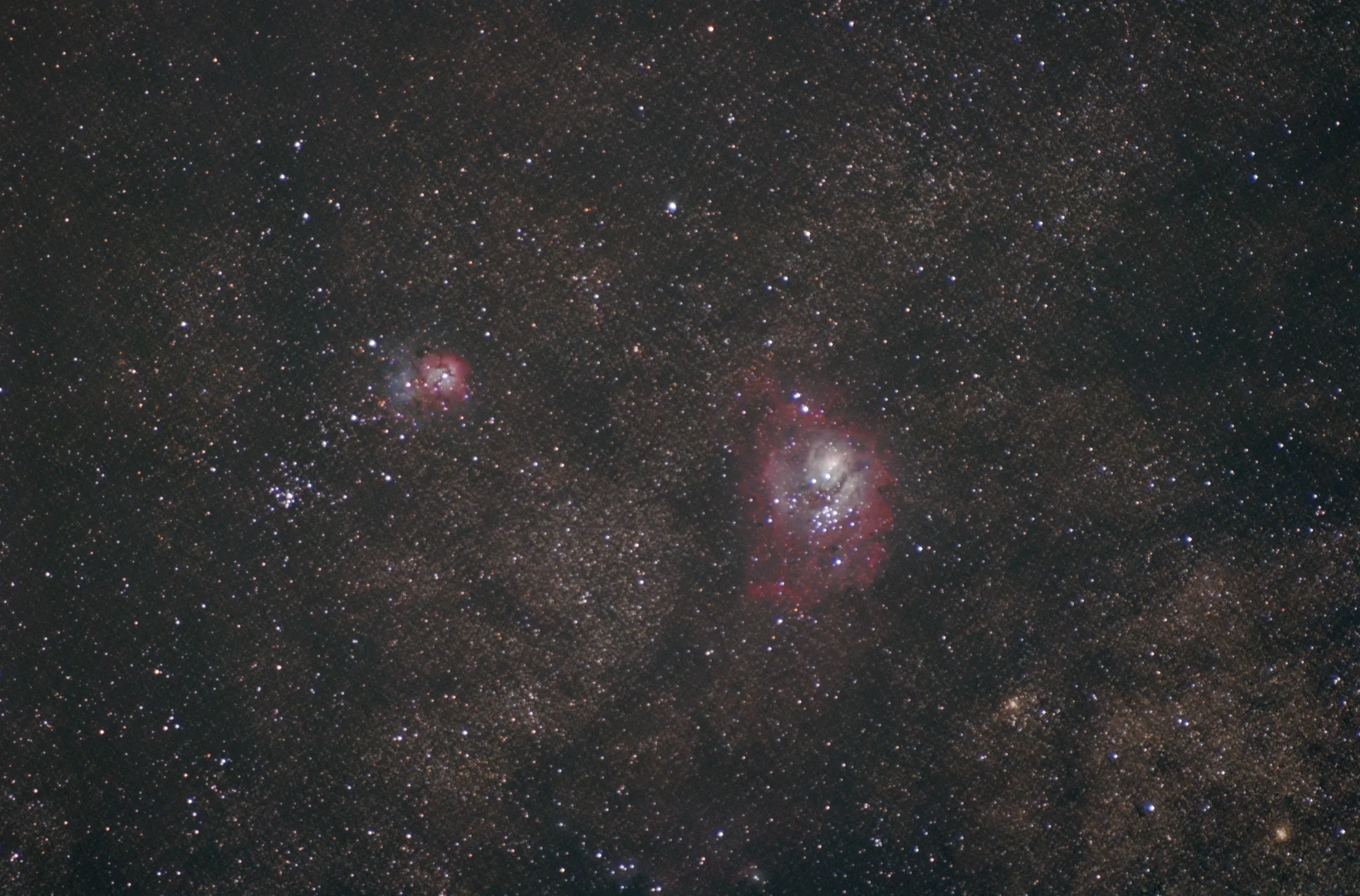Lagoon & Trifid Nebula