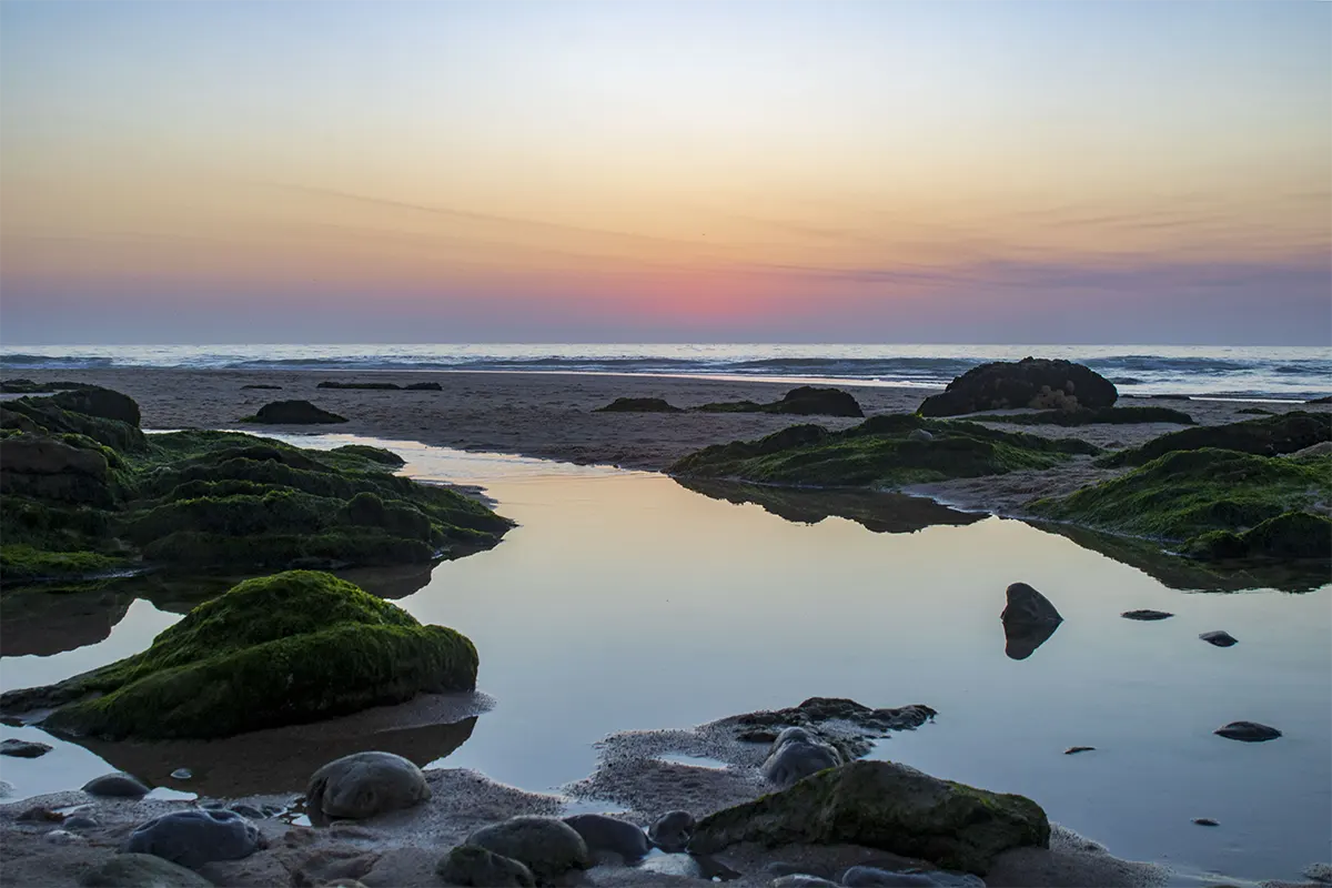 Zonsondergang, Portugal