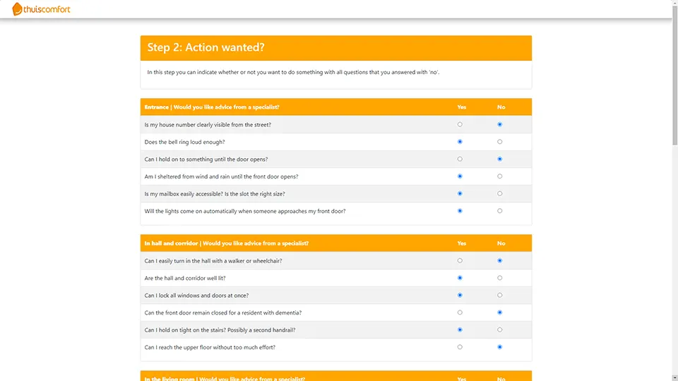 Deltion College - Thuiscomfort Checklist