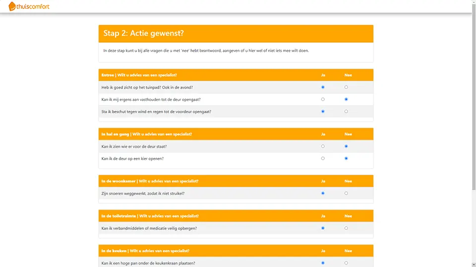 Deltion College - Thuiscomfort Checklist